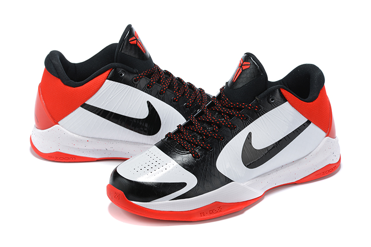 2020 Nike Kobe Bryant V Cahmpion Black White Red - Click Image to Close